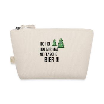 Ho HO HOL MIR MAL NE FLASCHE BIER - Bio-Täschchen - Natur - Vorne