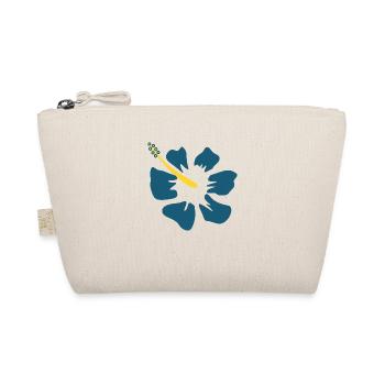 Hibiscus. blue hibiscus flower - Organic Pouch - nature - Front