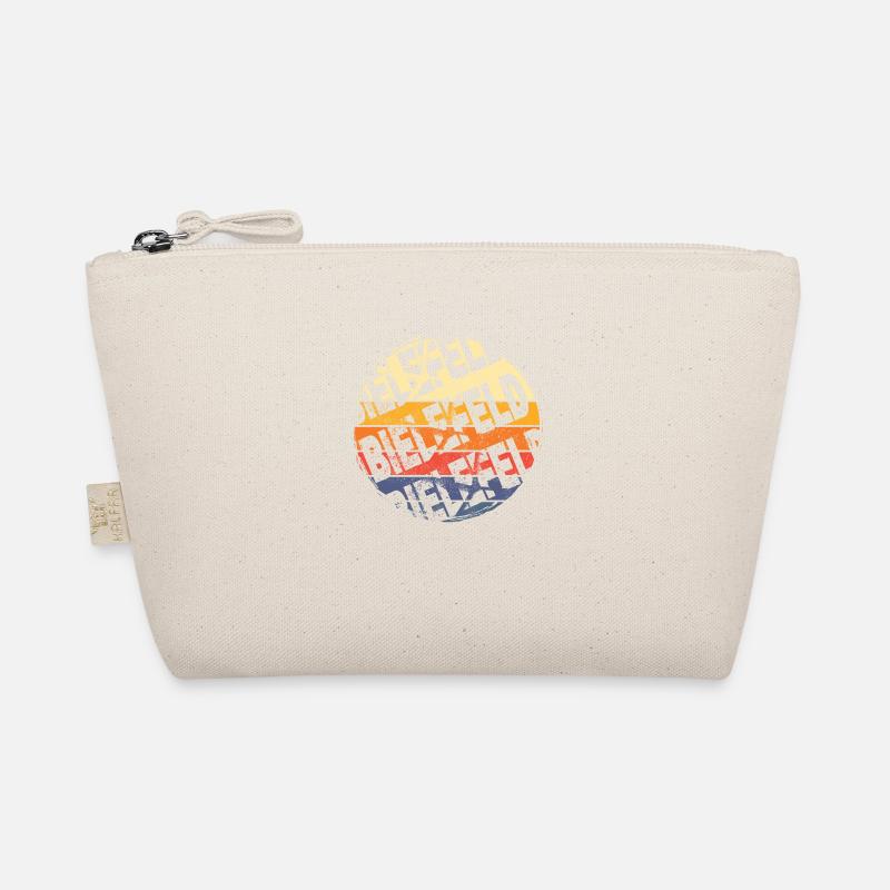 Bielefeld Germany City Vintage Retro Skyline Organic Pouch