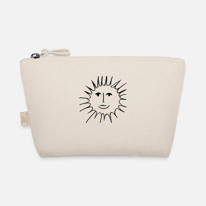 Sonne Sommer Aquarell Natur Strand Himmel Vektor 2 Bio-Täschchen