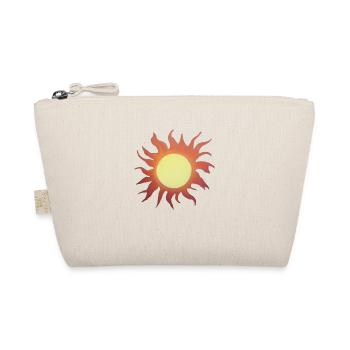 Sun Summer Watercolor Nature Beach Sky 07 - Organic Pouch - nature - Front