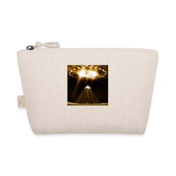 UFO landing on pyramid - Organic Pouch - nature - Front