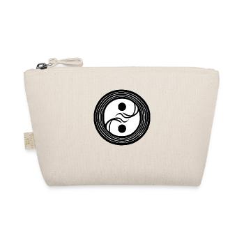 Yin Yang Sign Symbol Peace Happy 4 - Organic Pouch - nature - Front