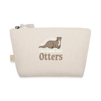 Thinking About Otters Nature Sea Animal Otter - Organic Pouch - nature - Front