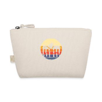 Berlin Germany City Skyline Vintage Retro - Organic Pouch - nature - Front