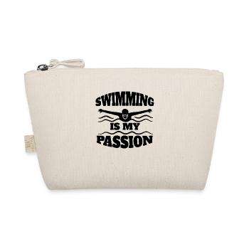 Swimmer Mrs. Schwimmer Schwimmverein Schwimmen - Organic Pouch - nature - Front
