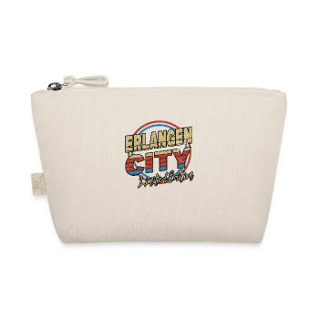 Erlangen Germany City Font 80s Style - Organic Pouch - nature - Front