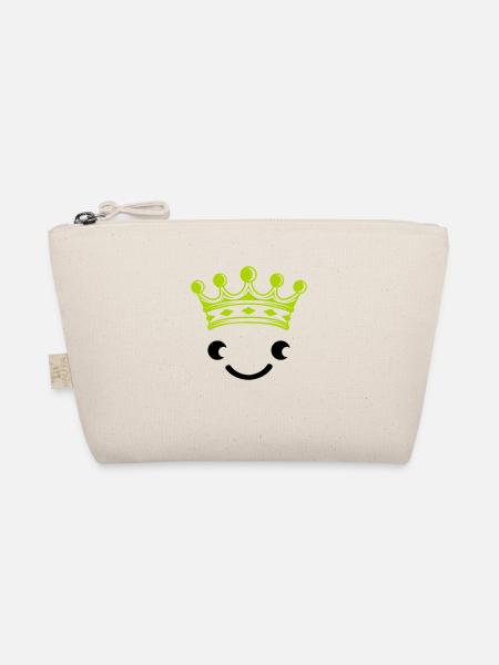 King Face - Bio-Täschchen - Natur - Vorne