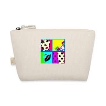 Pop art - Bio-Täschchen - Natur - Vorne