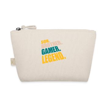 son brother gamer legend - Bio-Täschchen - Natur - Vorne