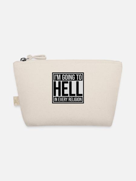 in going to hell - Organic Pouch - nature - Front