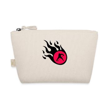 Hockey Flamme - Bio-Täschchen - Natur - Vorne