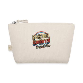 Basketball Sports Font 80s Style Player - Organic Pouch - nature - Front