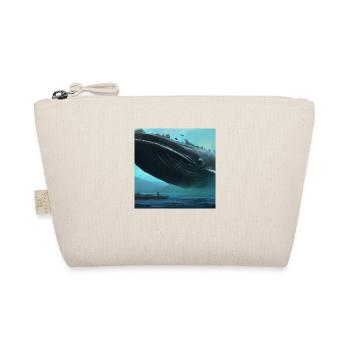 Whale floating in the sky - Organic Pouch - nature - Front