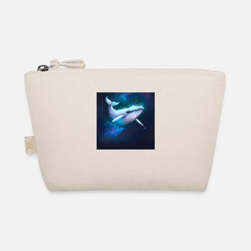 Whale floating in space Organic Pouch