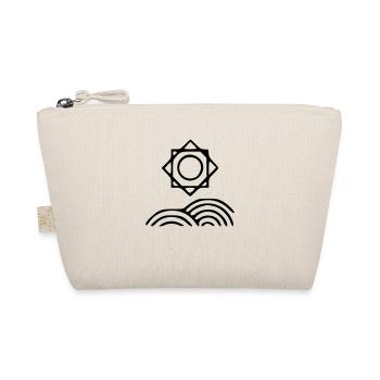 Plant drawing nature sketch black - Organic Pouch - nature - Front