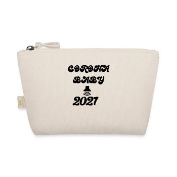 Pregnancy Baby shower Babyshower Boy Girl - Organic Pouch - nature - Front
