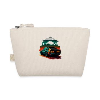 Voiture de sport 8 bits dans le look de jeu vidéo rétro de science-fiction - Trousse biologique - nature - Devant
