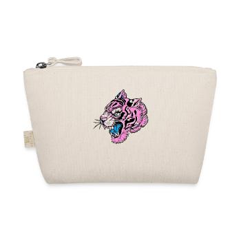 tiger tattoo tattoo wild roar 14023 P - Organic Pouch - nature - Front