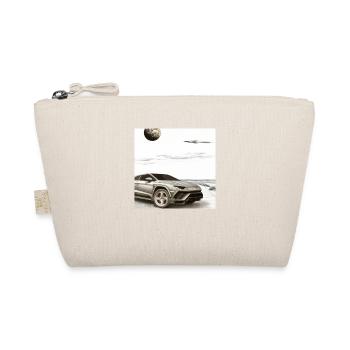 SUV on the beach - Organic Pouch - nature - Front