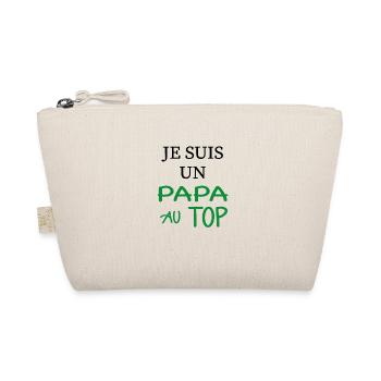 Je suis un papa au top - Trousse biologique - nature - Devant