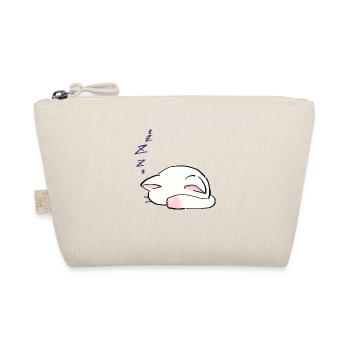I Draw Lucky Star White Cat Sleeping With Its - Organic Pouch - nature - Front