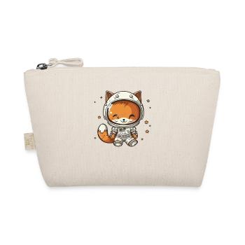 Kawaii Niedlicher Glücklicher Astronaut Fuchs - Bio-Täschchen - Natur - Vorne