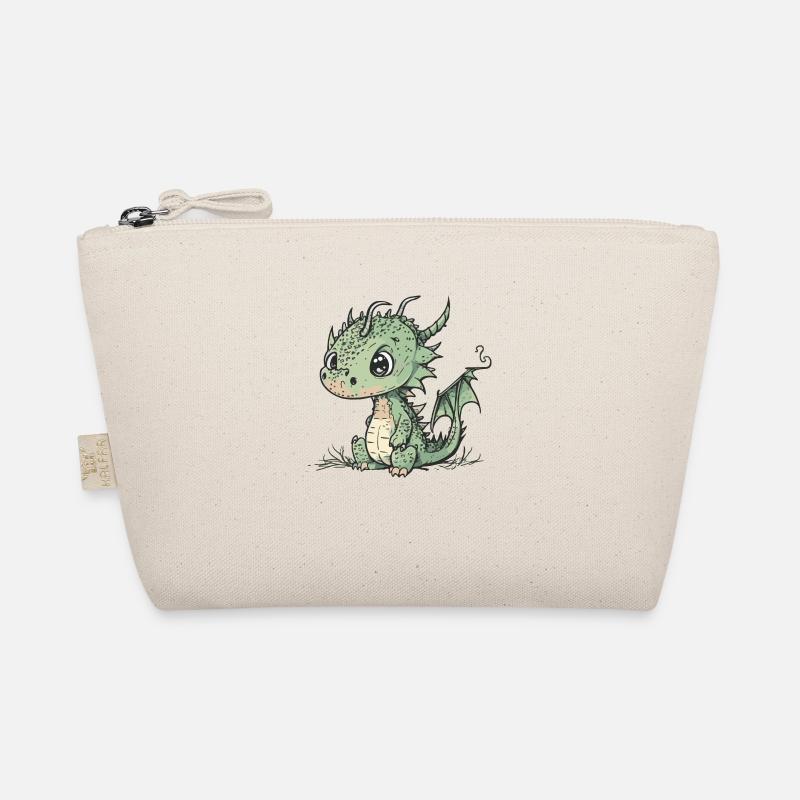 Cute Little Dragon - Bio-Täschchen - Natur