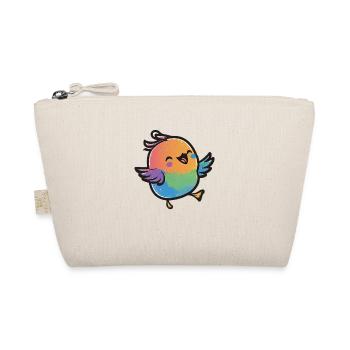 Kawaii Mignon Happy Colorful Bird Dancing - Trousse biologique - nature - Devant
