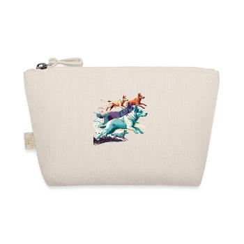 Colorful Dogs - Dogs Group - Organic Pouch - nature - Front