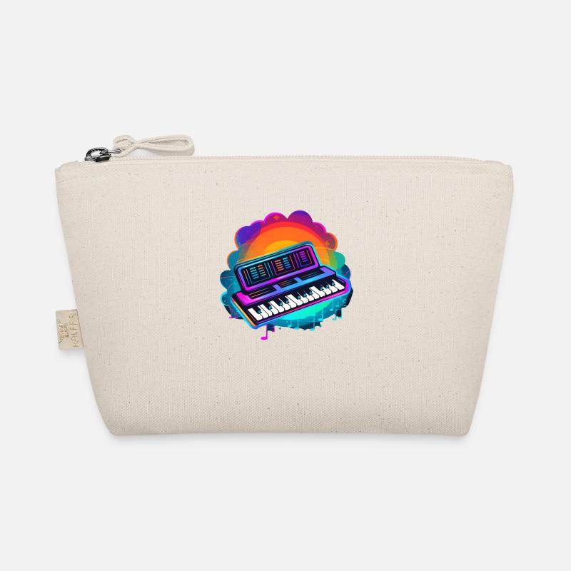 Keyboarder Synthwave 80s Geschenk Bio-Täschchen