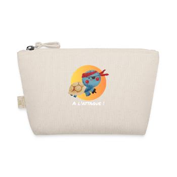 Pirate turtle, on the attack! - Organic Pouch - nature - Front