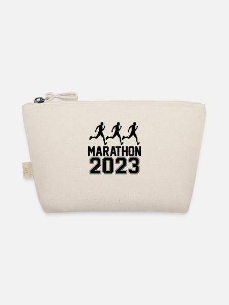 Marathon 2023 - Organic Pouch - nature - Front