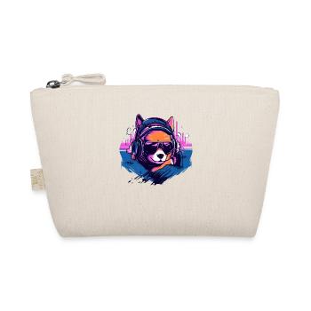 Shiba Inu dans le style Synth Wave - Trousse biologique - nature - Devant