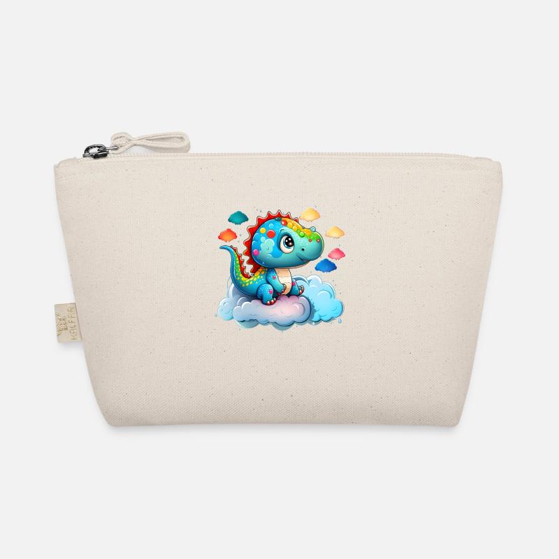 Dinosaurier Baby Kind Regenbogen Geschenk Bio-Täschchen