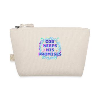 God Keeps His Promises 2 - Organic Pouch - nature - Front