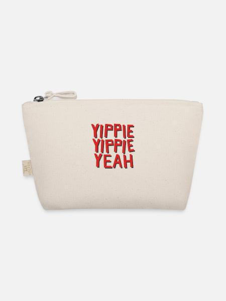 Yippie Yippie Yeah - Die 2000er-Party - Bio-Täschchen - Natur - Vorne