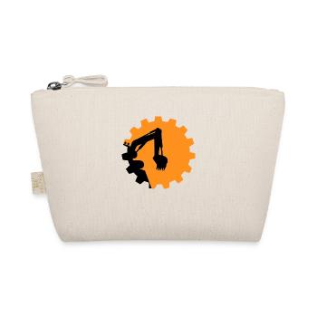 Excavator Excavator Shovel Excavator Driver Construction Site - Organic Pouch - nature - Front