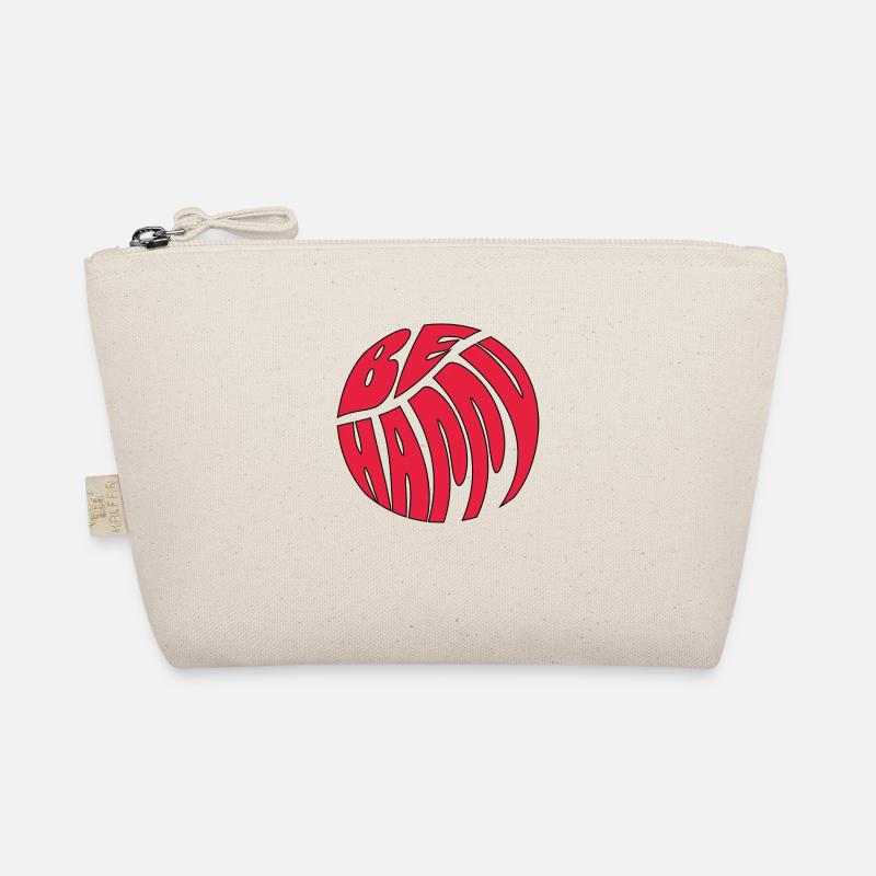 Sei immer glücklich Bio-Täschchen