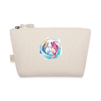 Blue and pink fish - Organic Pouch - nature - Front