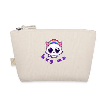 cat hug me - Organic Pouch - nature - Front