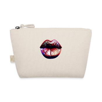 Lippen - Bio-Täschchen - Natur - Vorne