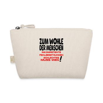 zum Wohle der Menschen II - Bio-Täschchen - Natur - Vorne