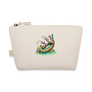 Unicorns in rainbow land - Organic Pouch - nature - Front