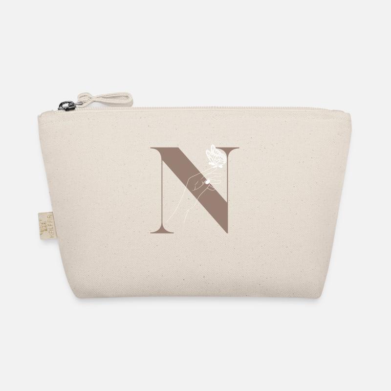 letter n magic butterfly Organic Pouch