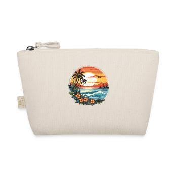 Comes Sun Beach 2023 Tropical Hello Summer - Organic Pouch - nature - Front