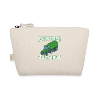 Mein Lieblingssport Gülletransport Bauer Landwirt - Bio-Täschchen - Natur - Vorne