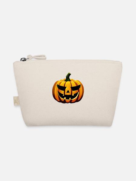 Halloween Gift Pumpkin Pumpkin Costume Pumpkins - Organic Pouch - nature - Front