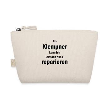 Handwerker Handyman Handwerk Werkzeug Baustelle - Bio-Täschchen - Natur - Vorne