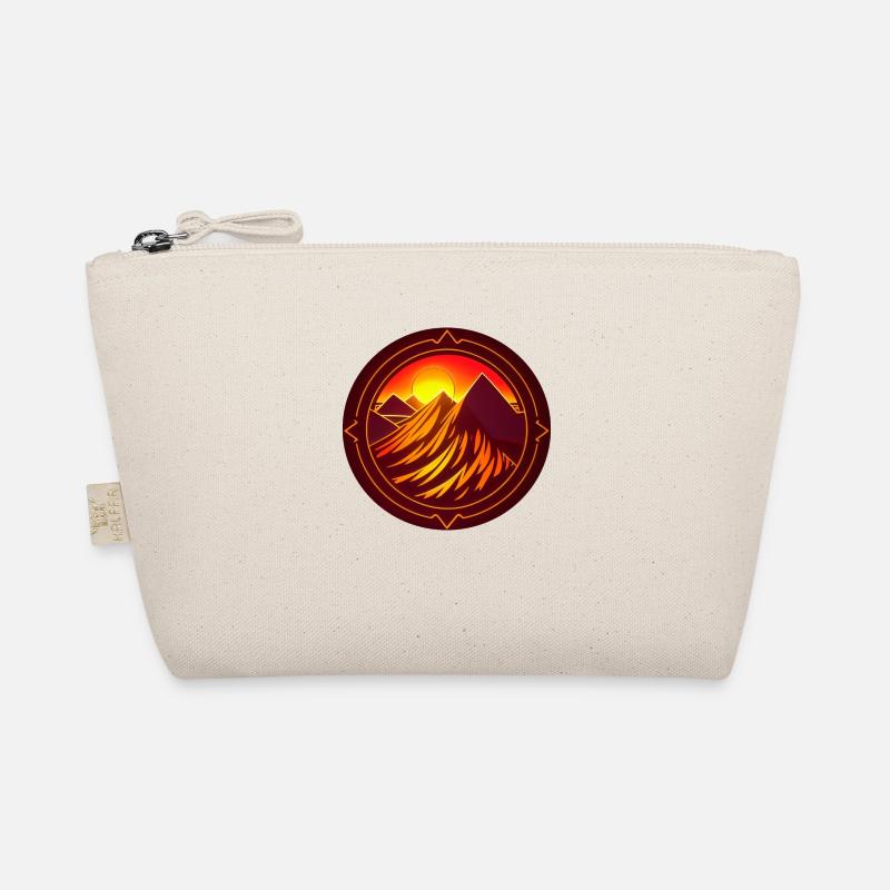 sunset in the mountains Organic Pouch